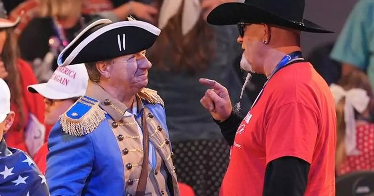 Photos show the 'Build the Red Wall' rally in Arizona, headlined by Trump