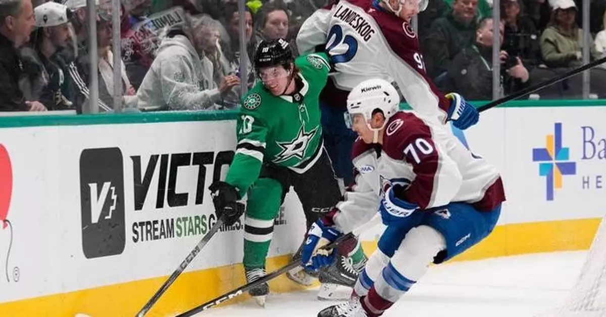 NHL-leading Avs blank Stars 2-0 for big step toward home-ice advantage throughout playoffs