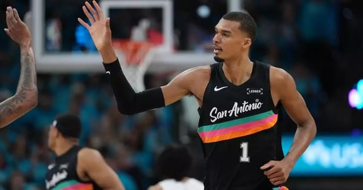 Victor Wembanyama is a unanimous selection as the NBA's defensive player of the year