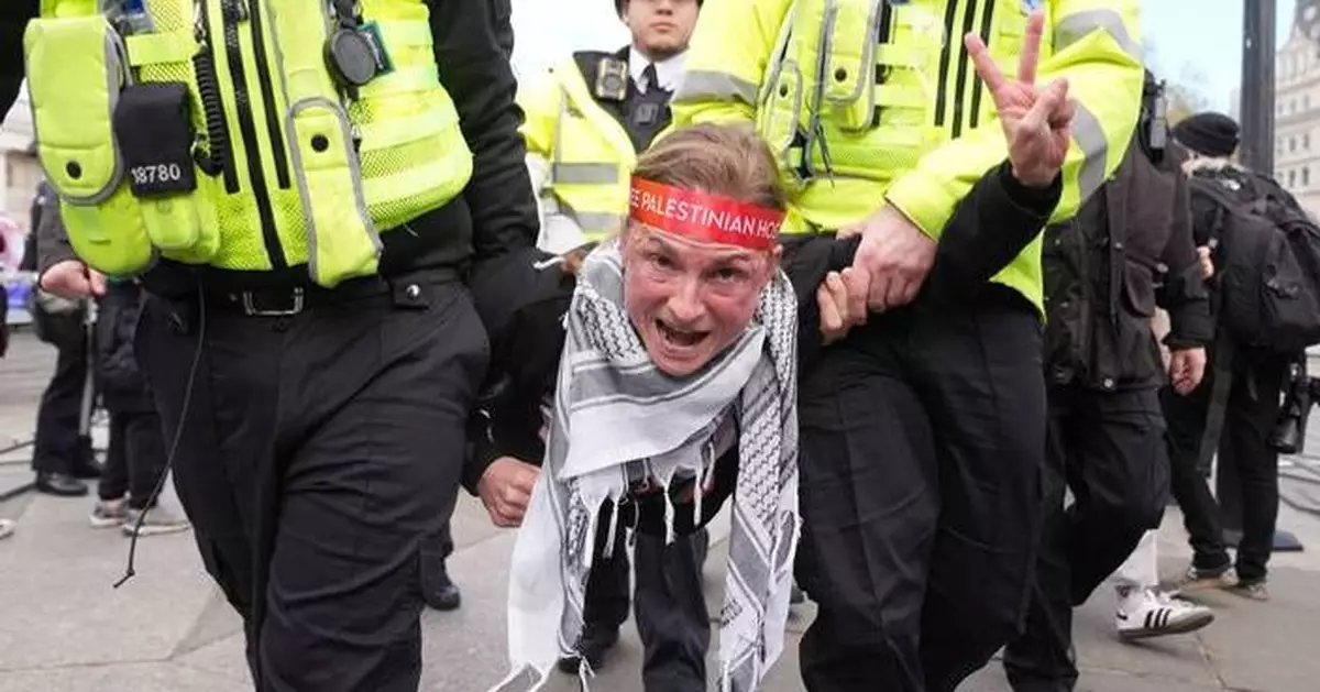 London police arrest more than 200 at protest backing banned group Palestine Action