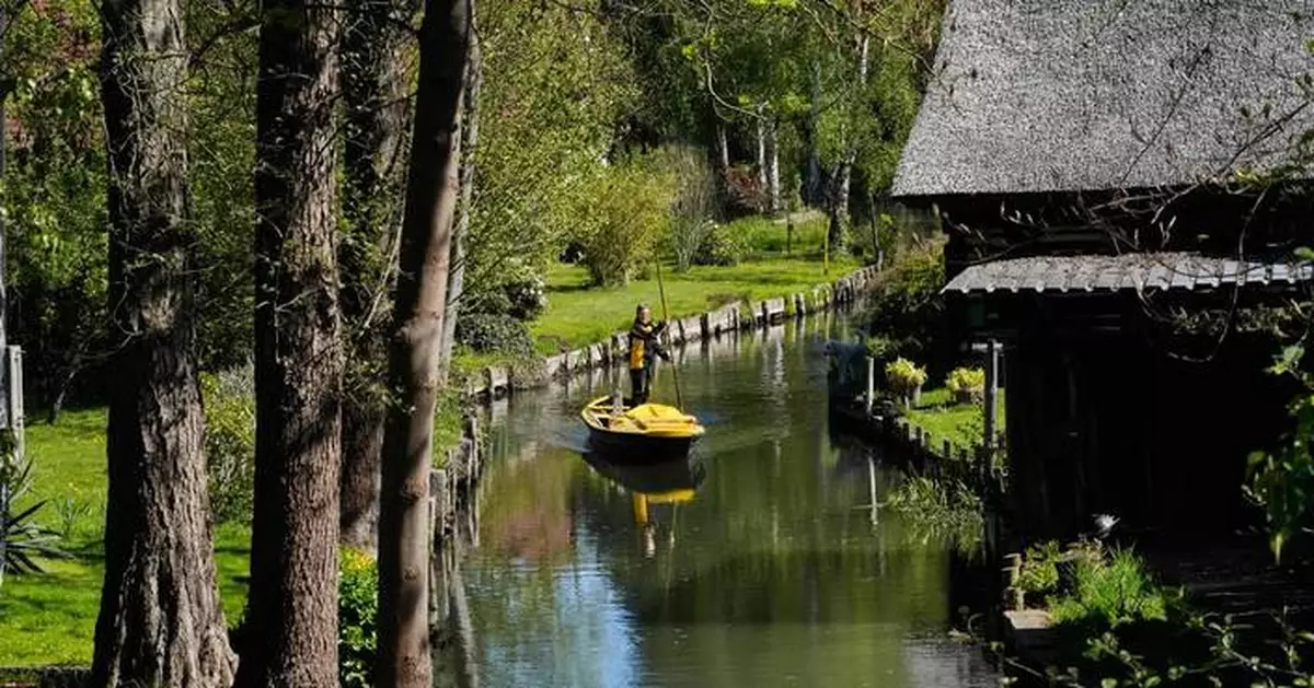 In a remote German village, mail is delivered by boat during warmer months