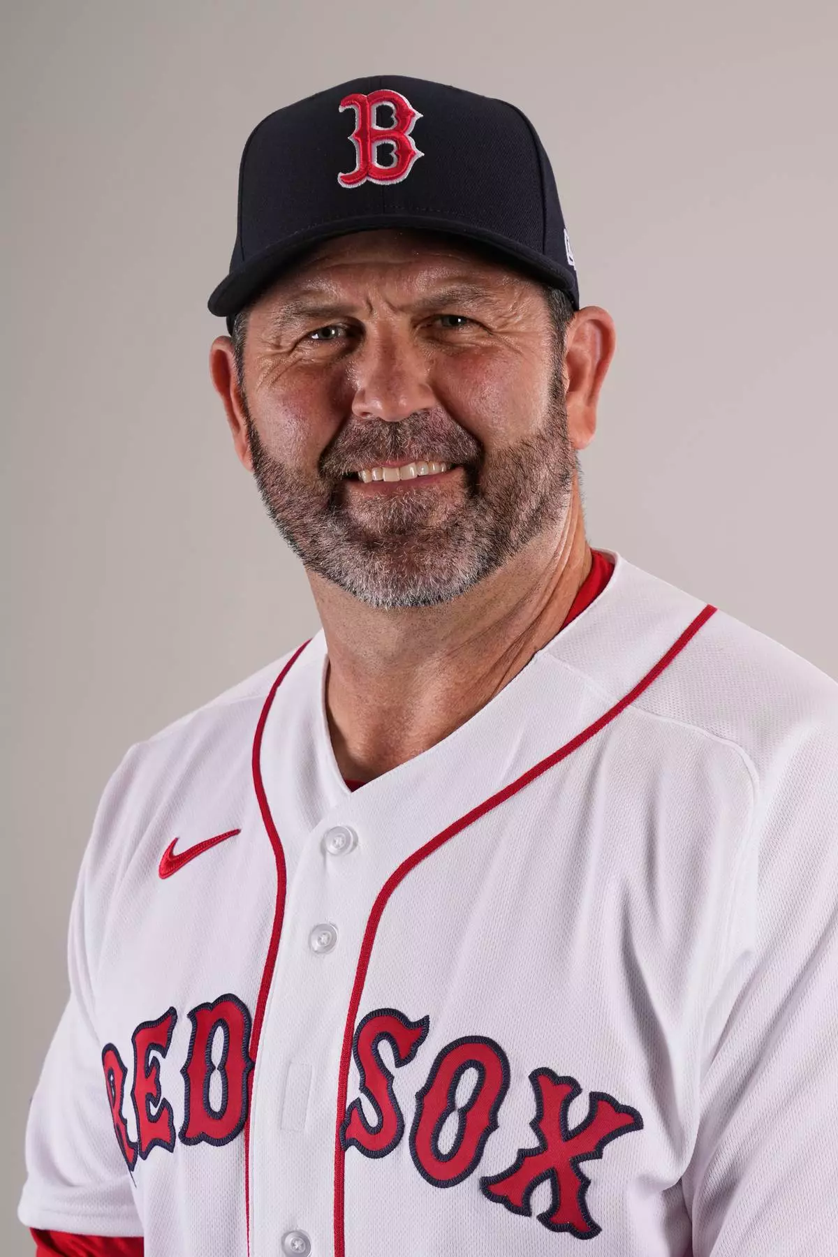 FILE - This is a 2026 photo of Jason Varitek of the Boston Red Sox baseball team. (AP Photo/Gerald Herbert, File)