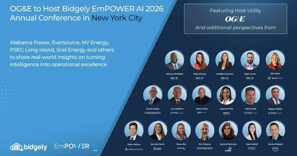 OG&amp;E to Host Bidgely EmPOWER AI 2026 Annual Conference in New York City