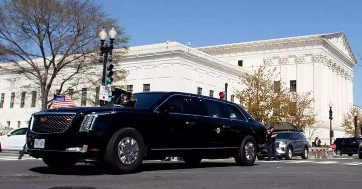 Whispers in the Supreme Court as Trump takes a front-row seat for oral arguments