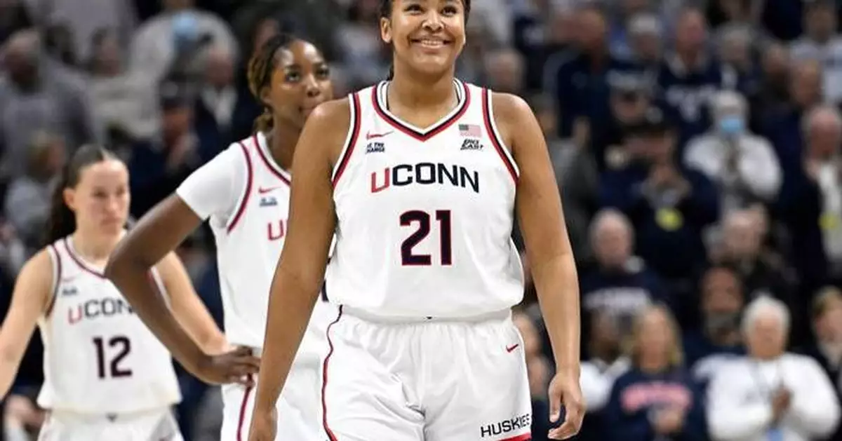UConn star sophomore Sarah Strong named the AP Player of the Year in women's college basketball