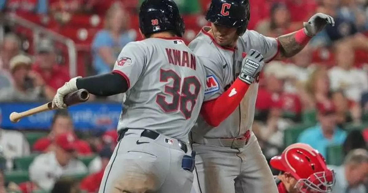 Martínez and Rocchio go deep as Guardians defeat Cardinals 9-3 despite Walker's 8th homer