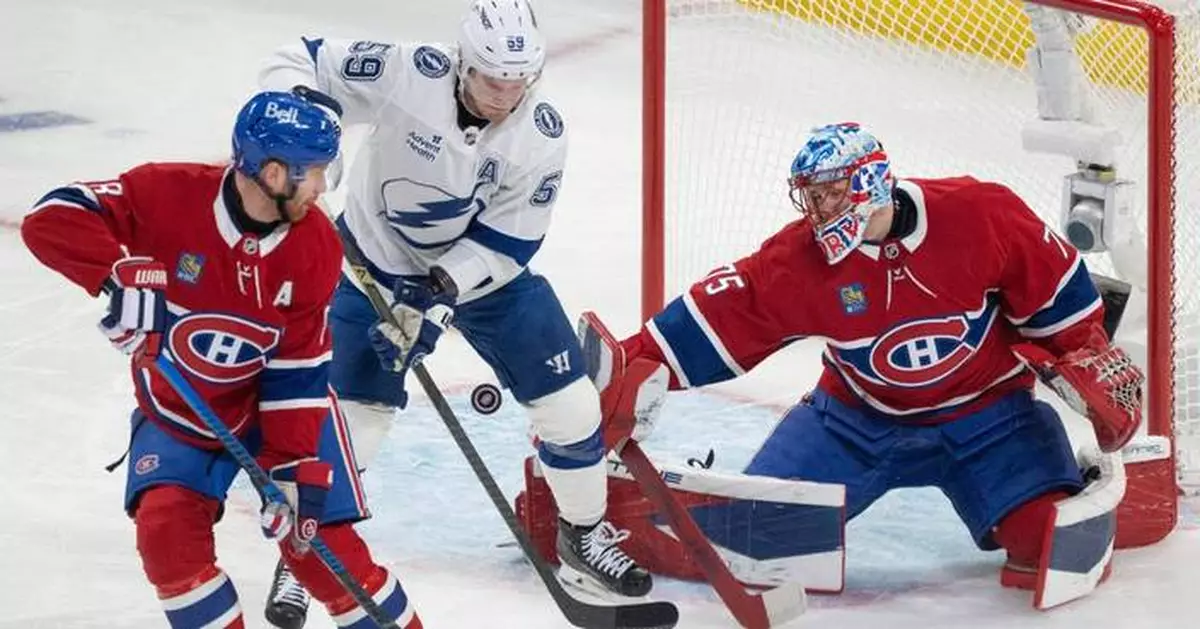 Canadiens beat Lightning 3-2 in OT to take 2-1 lead in all extra-time series