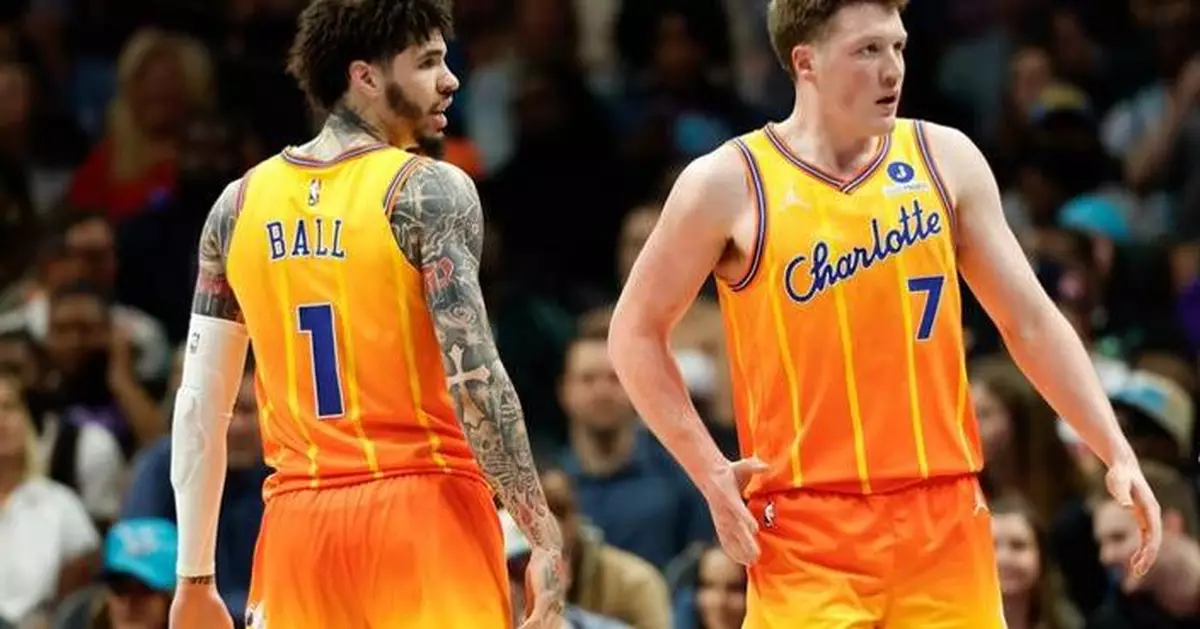 Knueppel and Ball finished 1-2 in the NBA in 3s. Now they hope to get Hornets to the playoffs