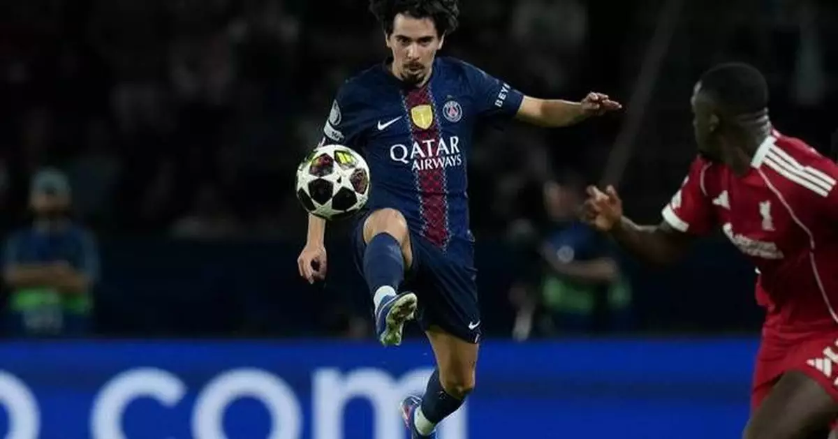 Vitinha out for PSG until at least the end of the week with right heel inflammation