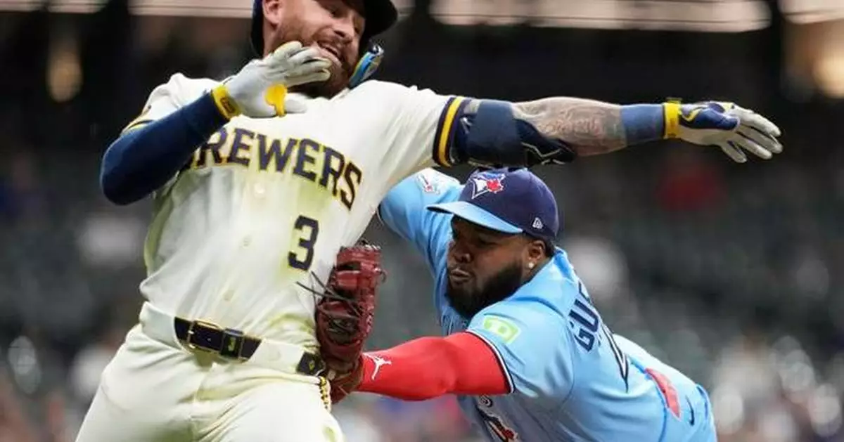 Blue Jays batter Brewers' bullpen to win 9-7 in 10 innings as Milwaukee drops 6th straight