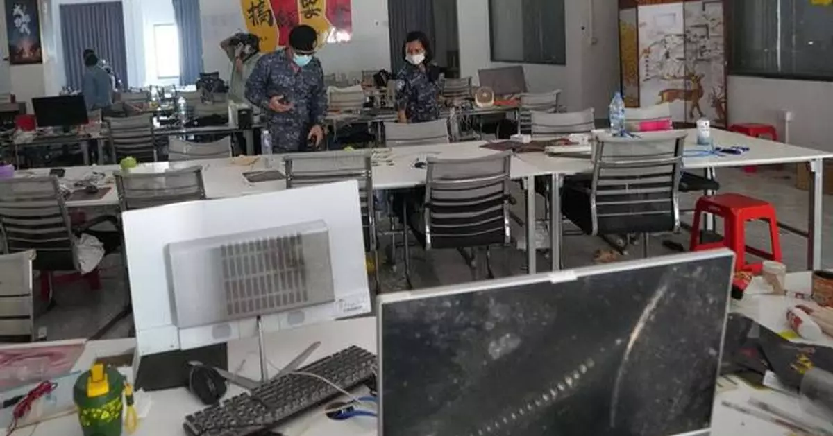 Inside a huge compound on Thailand-Cambodia border where 10,000 workers scammed people globally