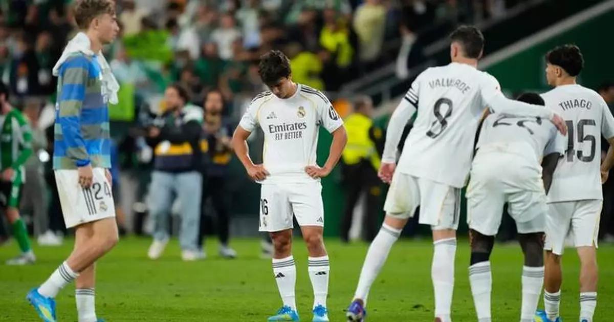 Betis equalizes in stoppage time and deals blow to Real Madrid slim title hopes