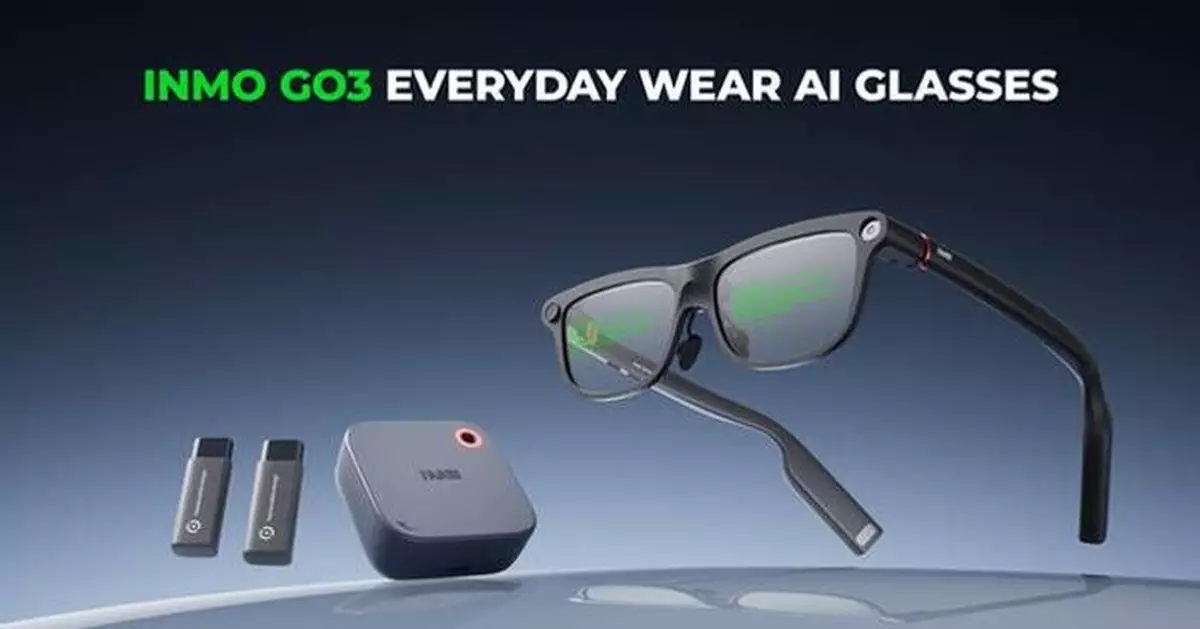INMO Unveils GO3, Next-Generation Everyday AI Smart Glasses Launching on Kickstarter