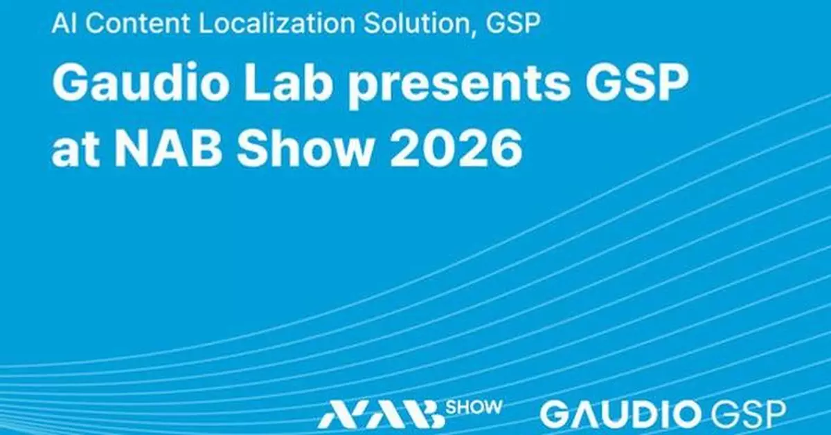 Gaudio Lab Makes NAB Show Debut, Unveiling AI-Powered Content Localization Platform "Gaudio Studio Pro"