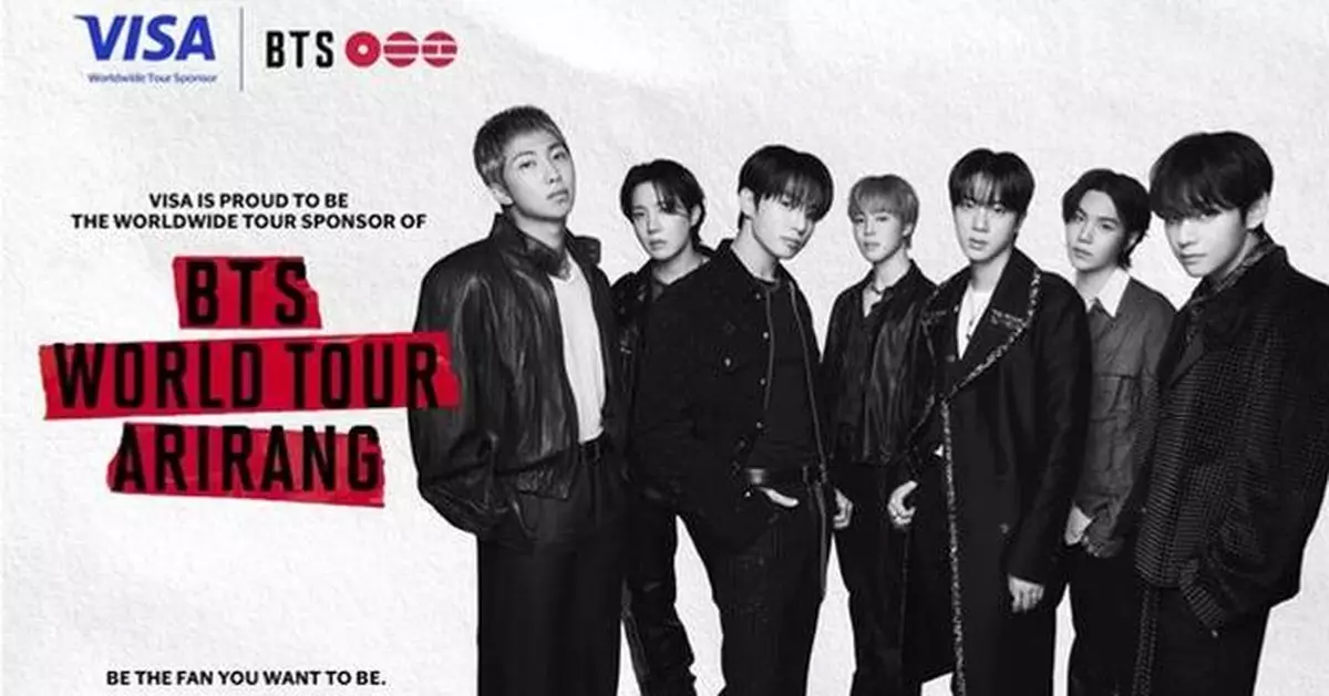 Visa cements global K-pop connection as Worldwide Tour Sponsor for "BTS WORLD TOUR 'ARIRANG'"