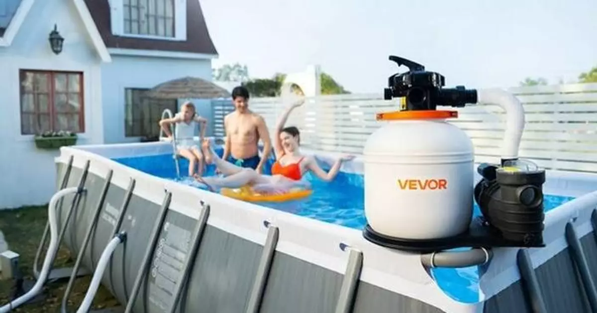 VEVOR Launches New FlashPure Sand Filter Pump, Featuring Up to 6X* Faster Filtration to Rescue Summer Weekends