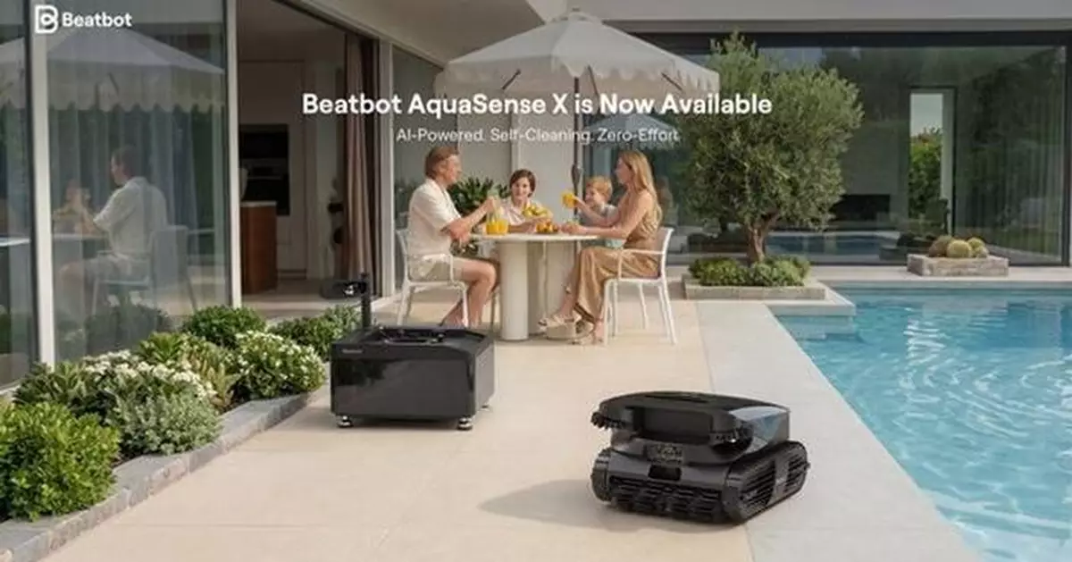 Beatbot Announces AquaSense X Open Sale: The World's First Pool Robot with a Self-Cleaning Dock
