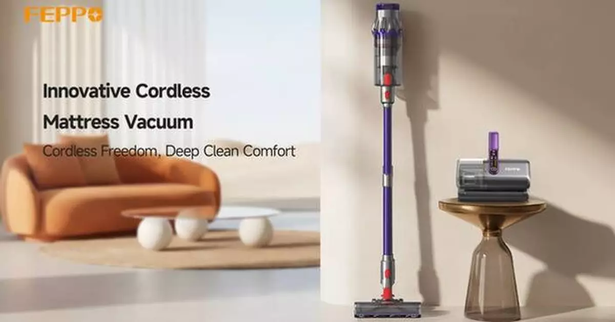 FEPPO Unveils Cordless Mattress Vacuum and Handheld Duo for a Seamless Spring Refresh