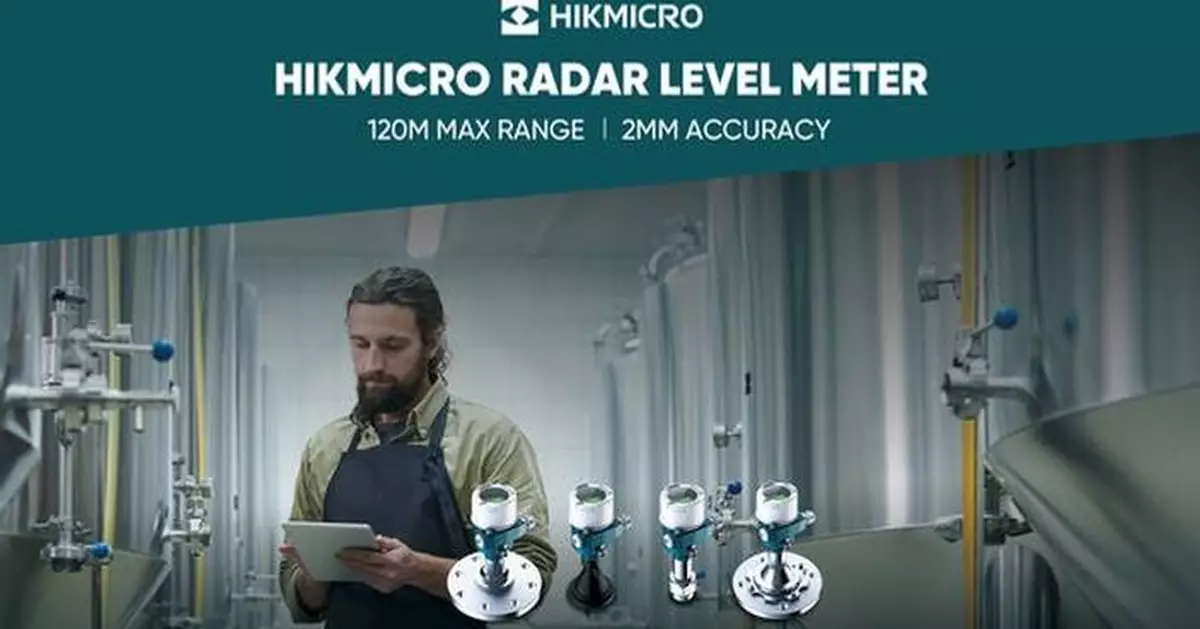 HIKMICRO Strengthens Instrumentation Push with LRG10 Series Radar Level Meter
