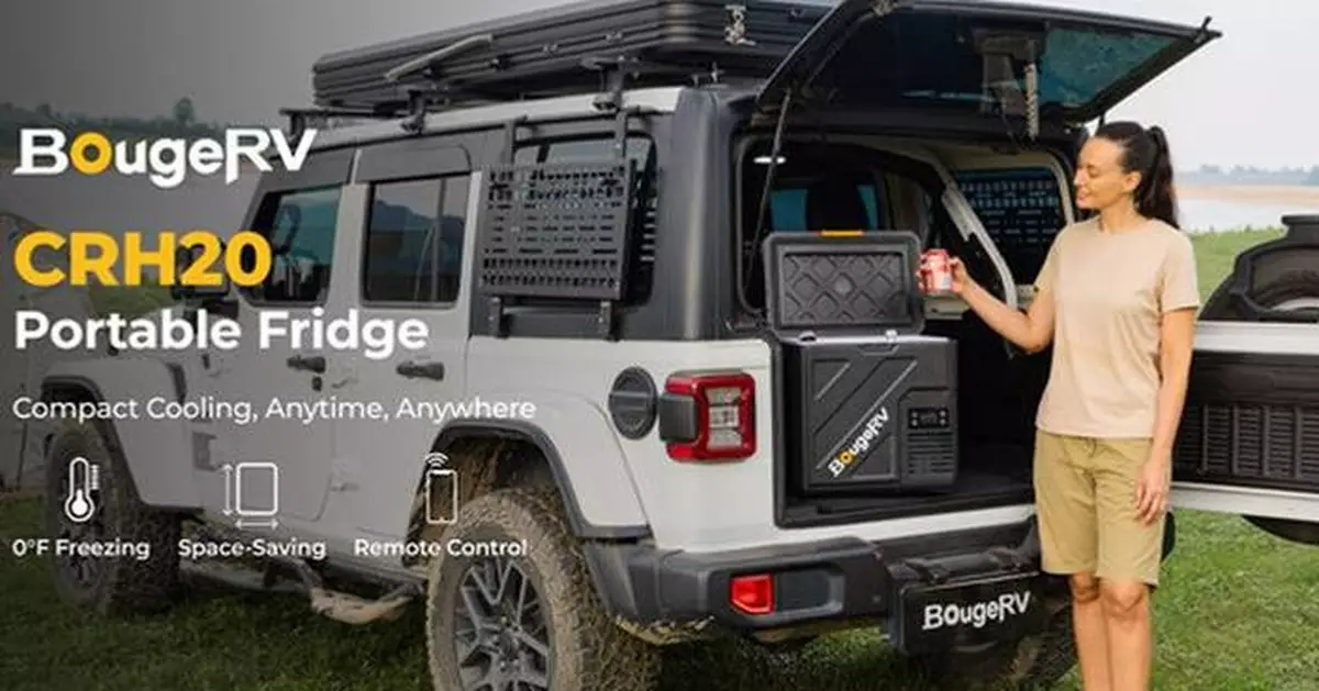 BougeRV Expands Portable Cooling Lineup with Feature-Rich CRD2 V2.0 and Compact CRH20 Fridges for On-the-Go Living