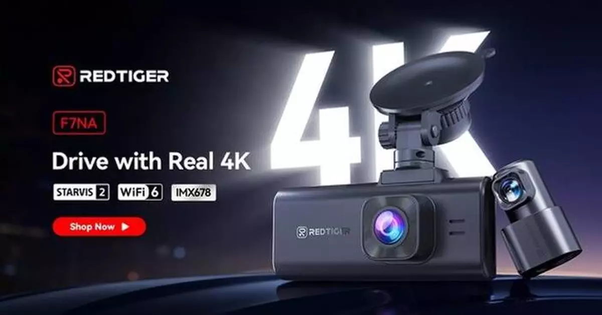 Redtiger Launches F7NA 4K Dash Cam, Elevating Bestselling F7N Series