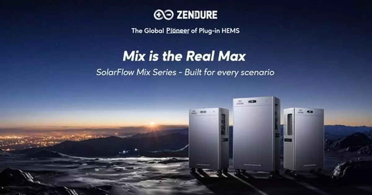 Zendure Debuts SolarFlow Mix Series Across Europe -- Three Home Storage Systems, One Platform, Up to 91% Off the Bill