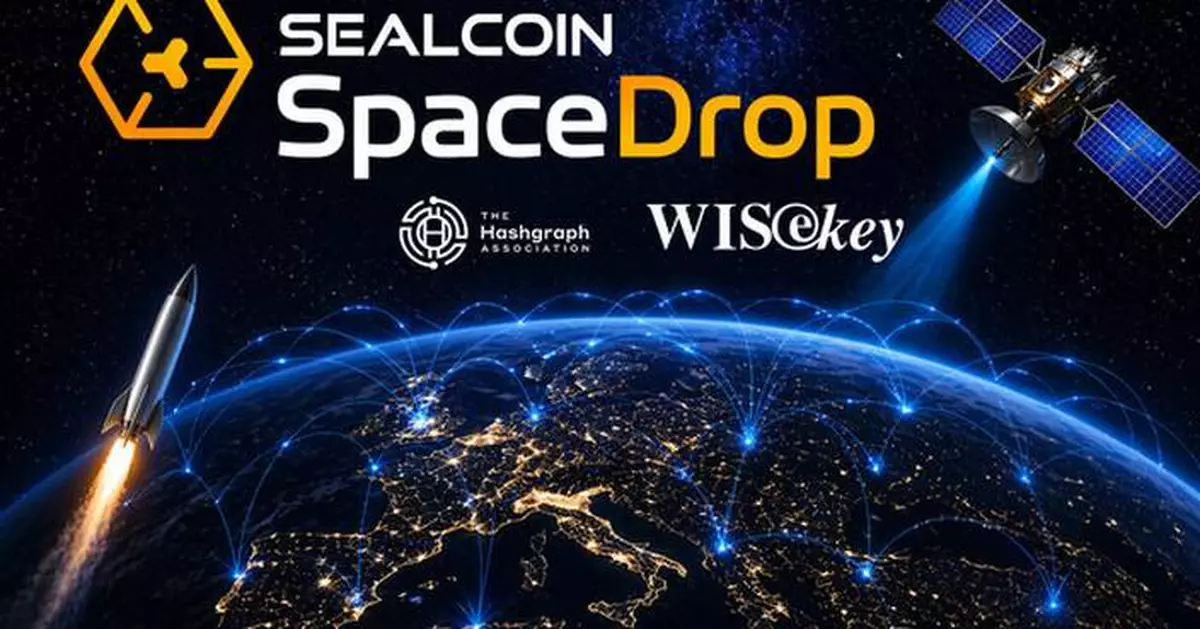 WISeKey's SEALCOIN Launches "Spacedrop" for the Machine-driven Economy
