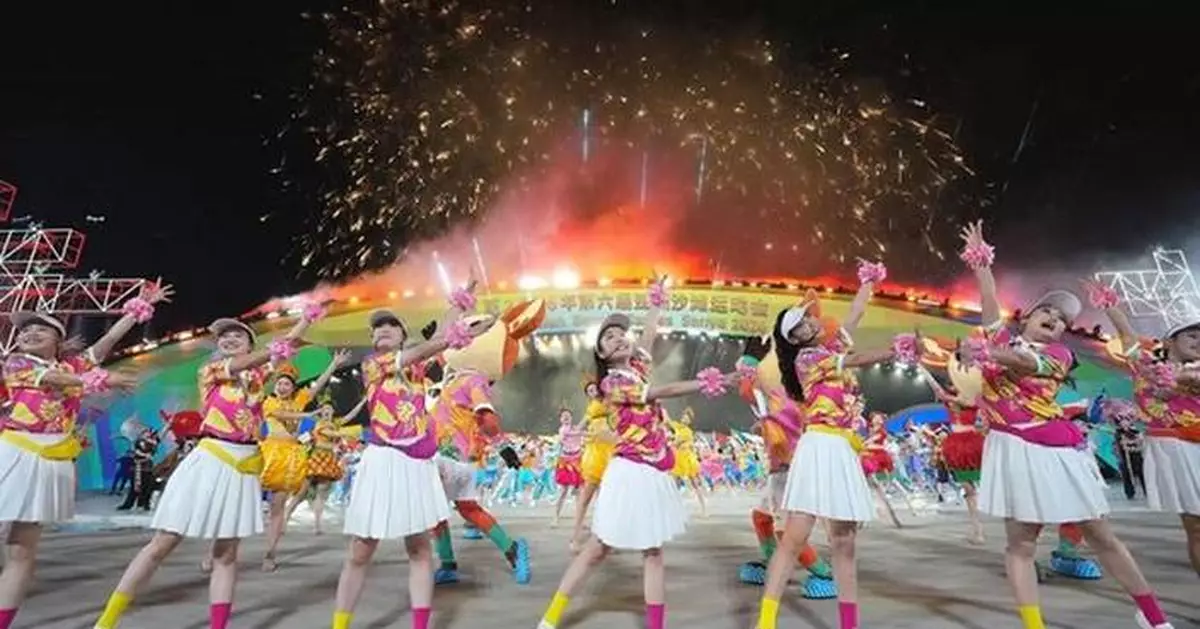 The 6th Asian Beach Games opens in Sanya