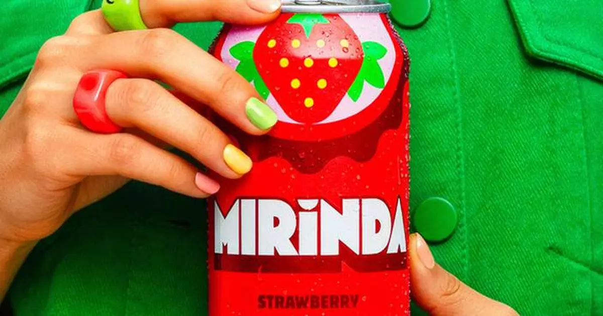 BOLD NEW LOOK, A BRIGHTER NEW MOOD: MIRINDA® LAUNCHES A "SMILE PLEASE" PLATFORM GLOBALLY