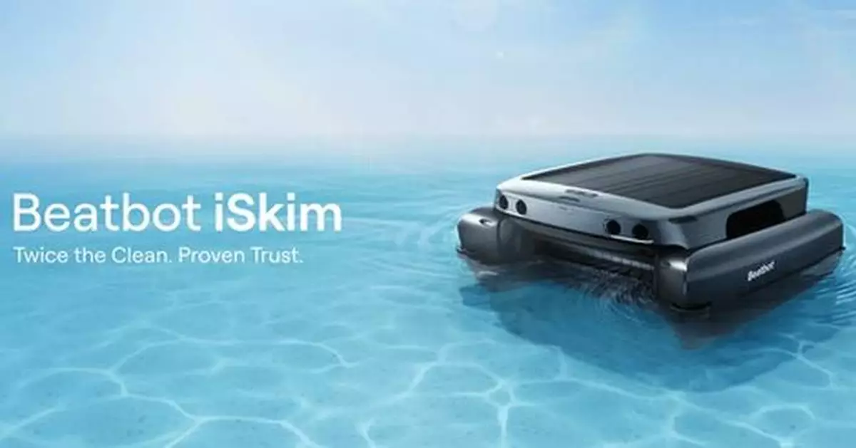 Beatbot Launches iSkim, a 9L Solar-Powered Robotic Pool Skimmer for Continuous 7×24 Surface Cleaning