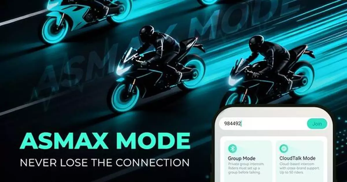 ASMAX Mode Makes Global Debut, Redefining the Future of Group Ride Communication