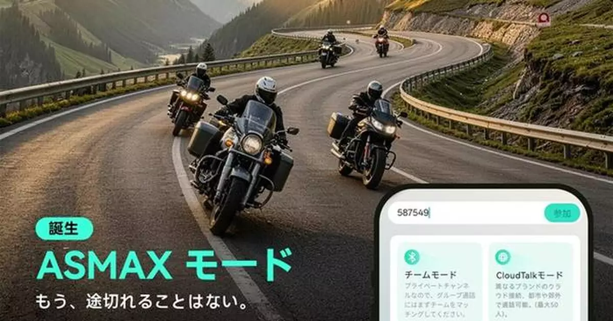 ASMAX Mode Makes Global Debut, Redefining the Future of Group Ride Communication