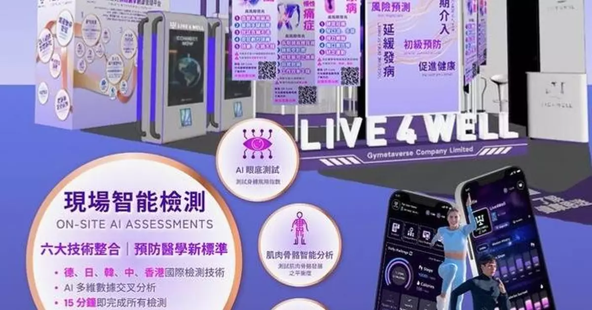LIVE4WELL to Showcase at 2026 Smart Retirement Expo Hong Kong’ s Most Comprehensive AI Health Management Experience Zone Combines Medical-Grade Technology to Redefine Health Capital