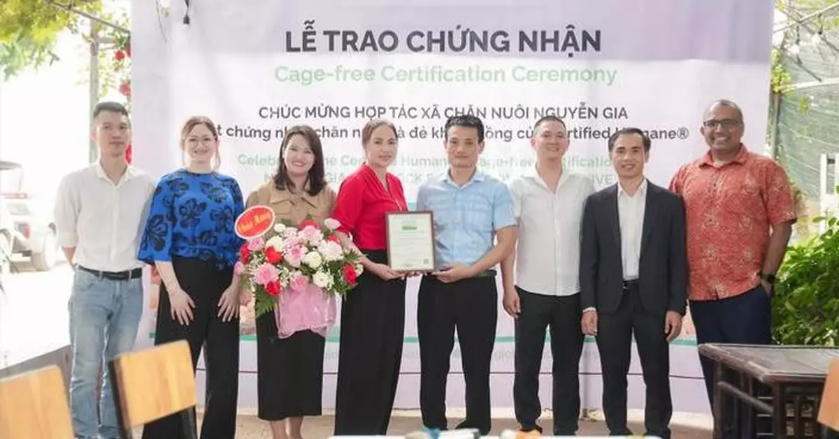 New Certified Humane® Farm in Vietnam Strengthens Reliable Cage-Free Egg Supply for Food and Hospitality Businesses