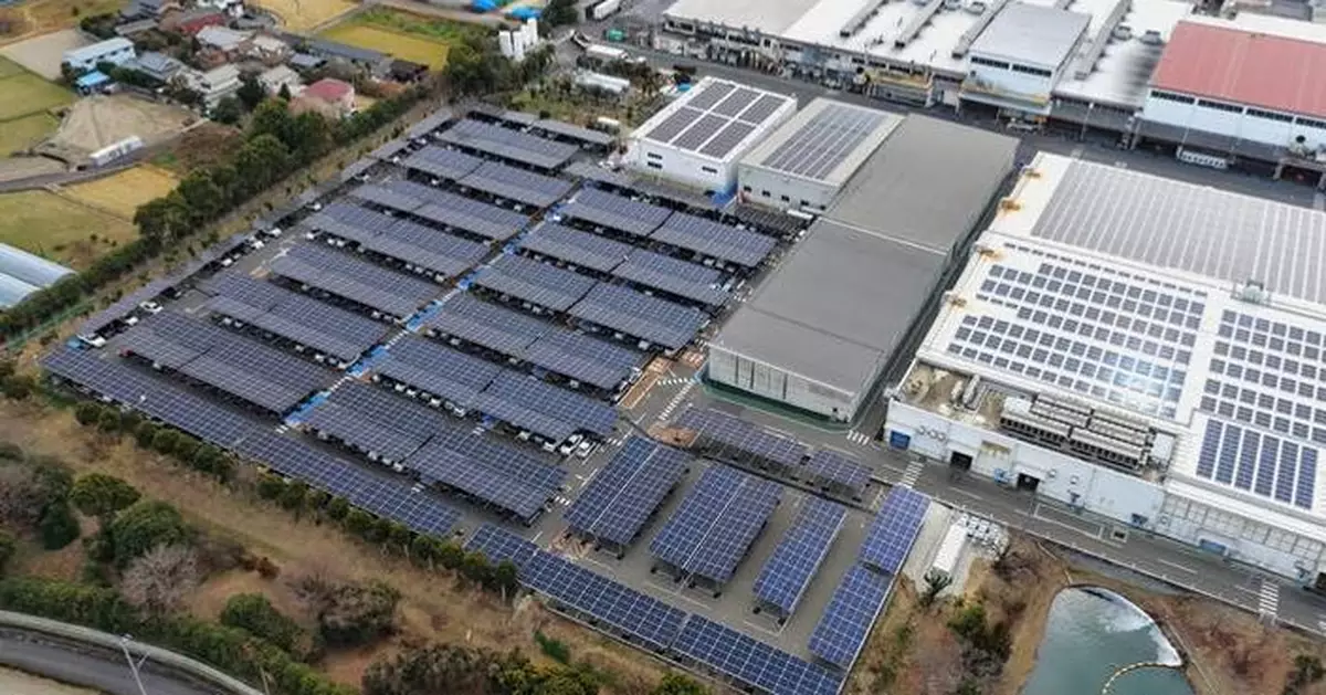 Toyota Group Key Supplier JTEKT Commissions  2,500 MWh Solar Carport in Kagawa Under 20-Year PPA with Peak Energy