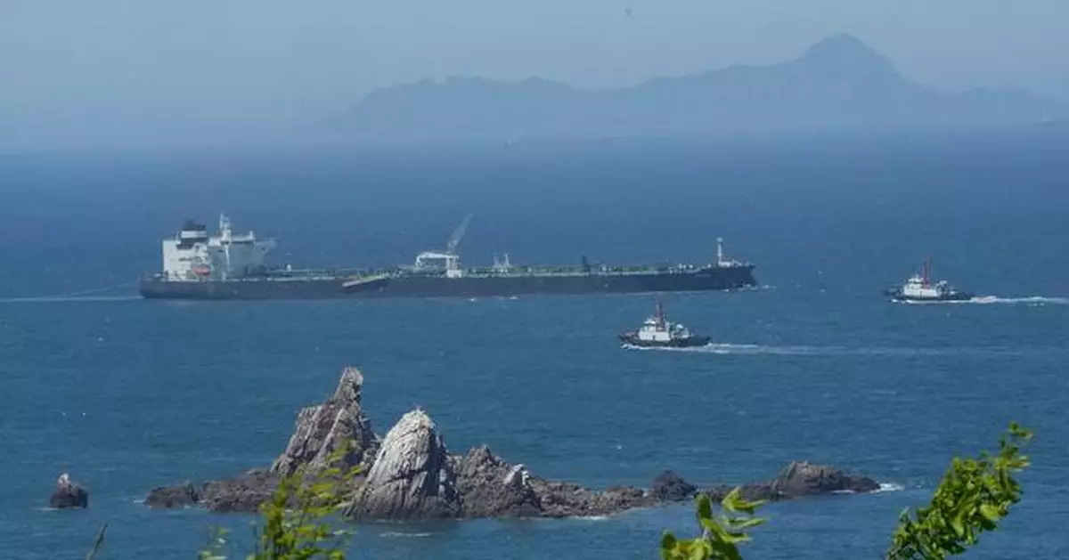 Oil tanker arrives in South Korea after passing through the Strait of Hormuz in mid-April