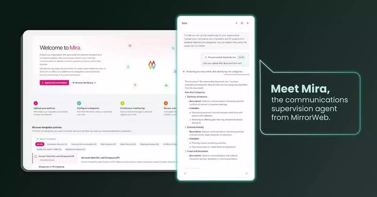 Communications Supervision Has Been Reactive for 30 Years. MirrorWeb Is Making It Proactive.