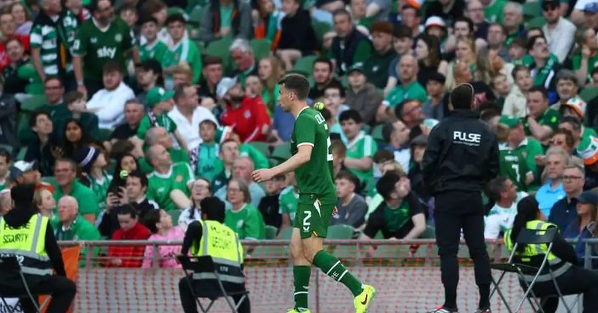 Ireland's soccer coach says pro-Palestinian tennis ball protest 'kills the game'