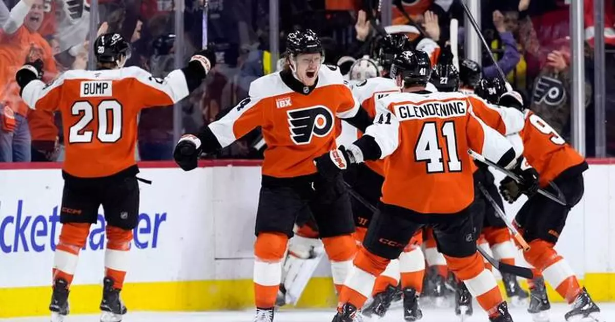 Flyers' Tippett, Hurricanes' Nikishin out for opener of 2nd-round series