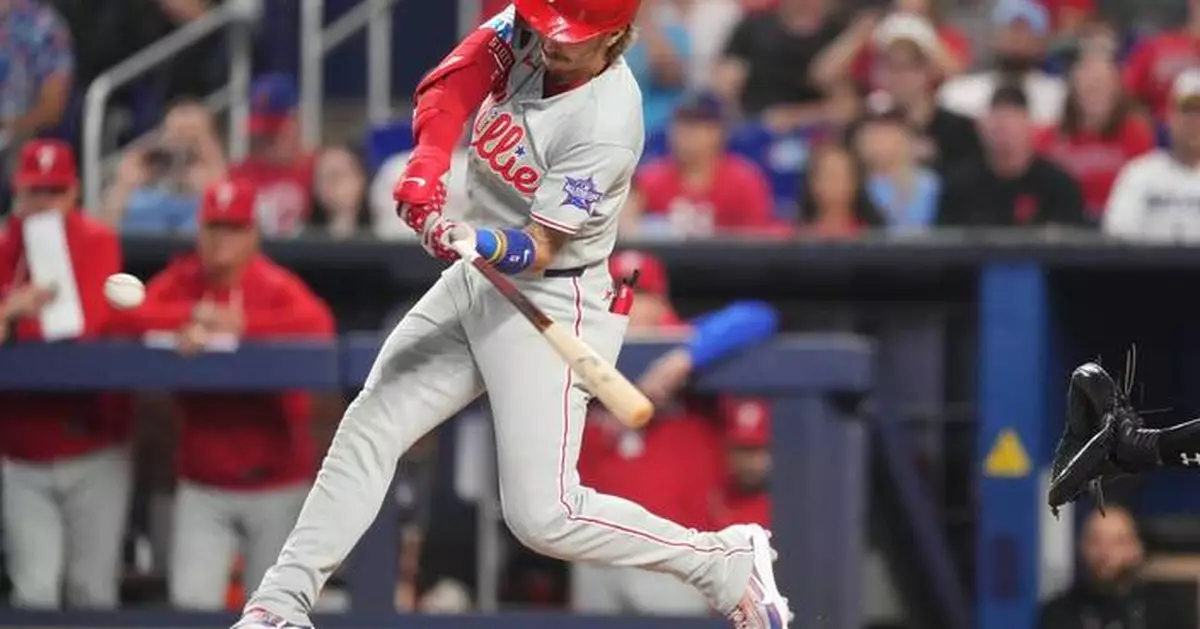 Bryson Stott's 3-run homer and Jesús Luzardo's strong outing help Phillies beat Marlins 7-2