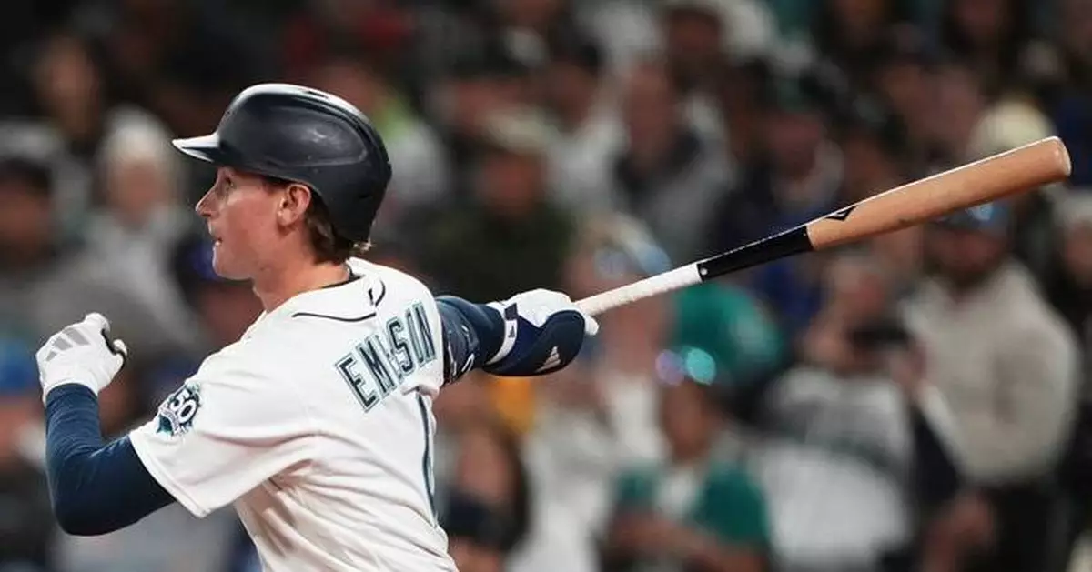 Mariners’ Colt Emerson makes 1st first career start at shortstop as J.P. Crawford gets day off