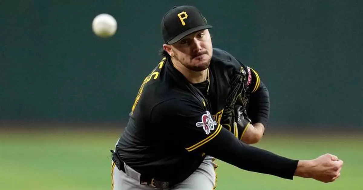 Paul Skenes throws 8 innings of 2-hit ball, leads Pirates to a 1-0 win over the D-backs
