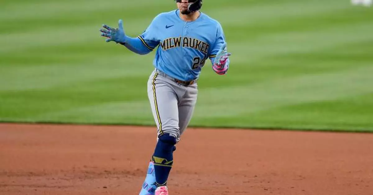 Contreras gets 4 hits again and Brewers’ combined no-hit bid spoiled in 6-1 win over Nationals