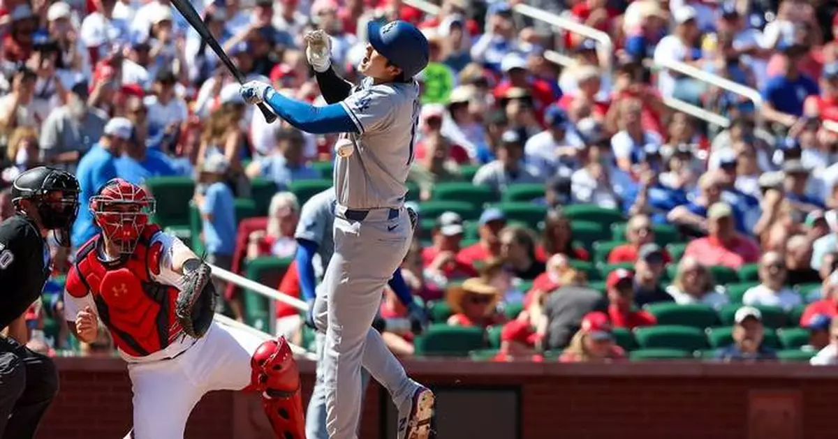Dodgers' Shohei Ohtani goes hitless in 4th straight game for the 1st time since 2022