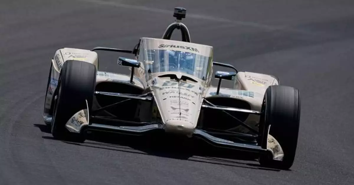 Felix Rosenqvist posts fastest 4-lap average in 1st round of Indianapolis 500 qualifying