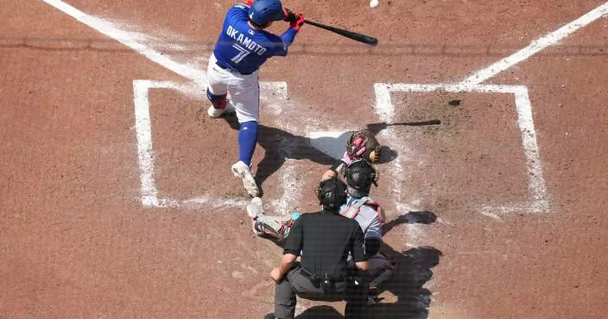 Kazuma Okamoto hits tiebreaking homer in the sixth inning as Blue Jays beat Marlins 2-1