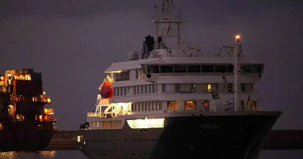 Hantavirus-stricken cruise ship arrives at Tenerife in Spain's Canary Islands