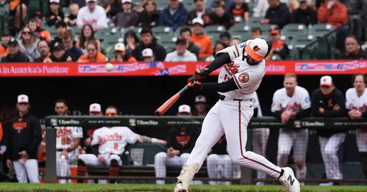 Cowser's 3-run homer with 2 outs in 9th gives Orioles 5-3 win, deals Tigers 8th straight loss