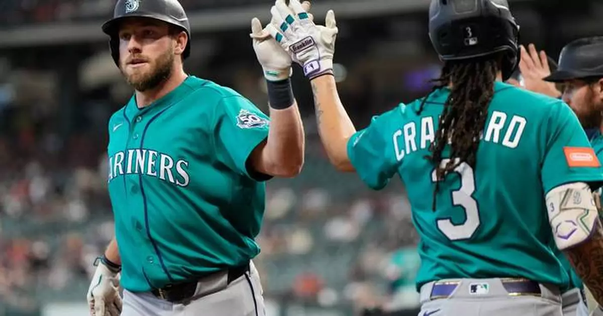 Luke Raley hits 3-run home run, Garver hits his 1st of the season and Mariners beat Astros 8-3