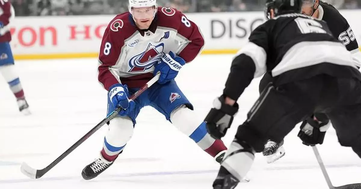 Cale Makar returns from injury, scores twice as Avalanche outlast Wild 9-6 in wacky Game 1